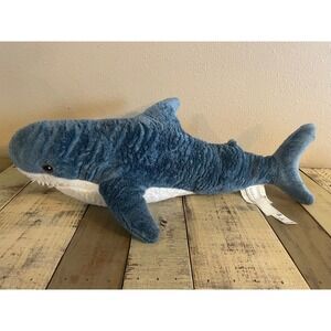 IKEA Blahaj Shark Plush Stuffed Animal Blue White 21 Inch
